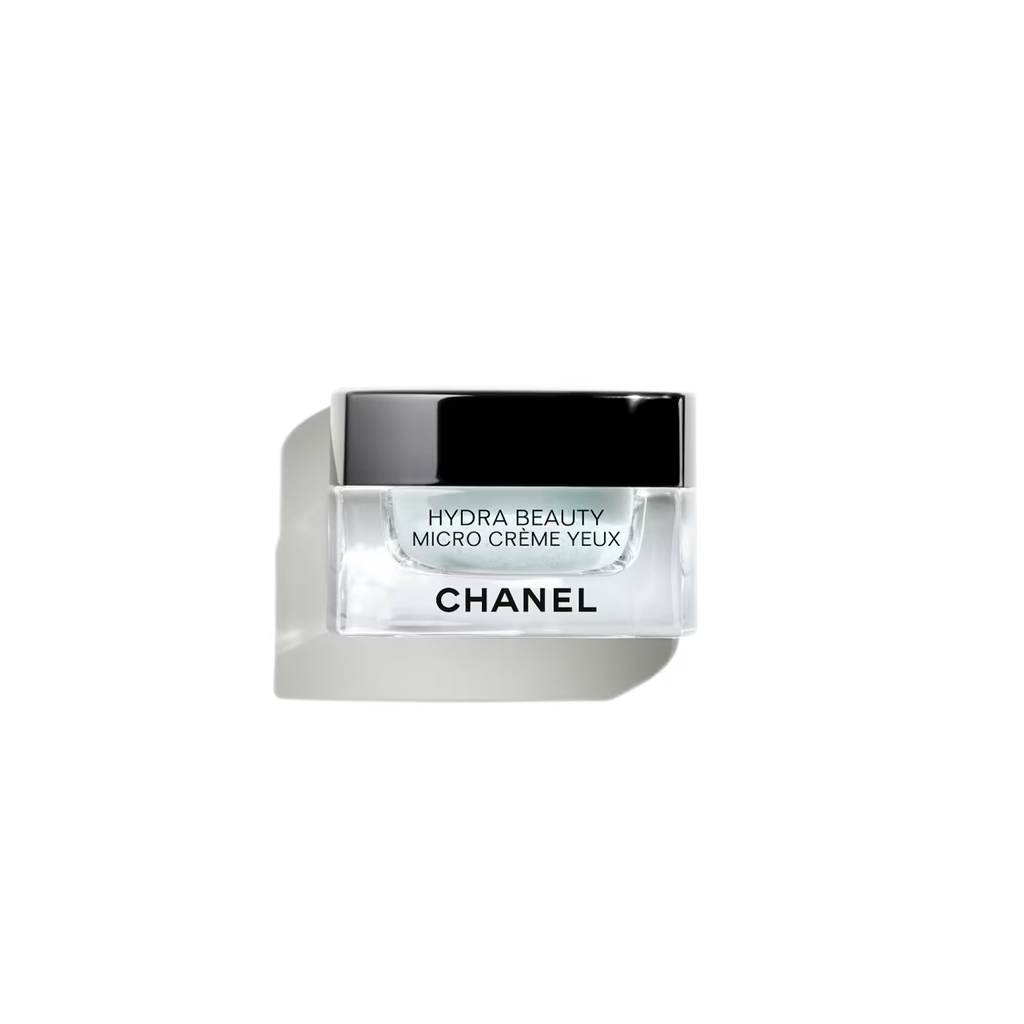 Chanel HYDRA BEAUTY Micro Crème Yeux – Återfuktande och uppljusande ögonkräm med vit kamelia