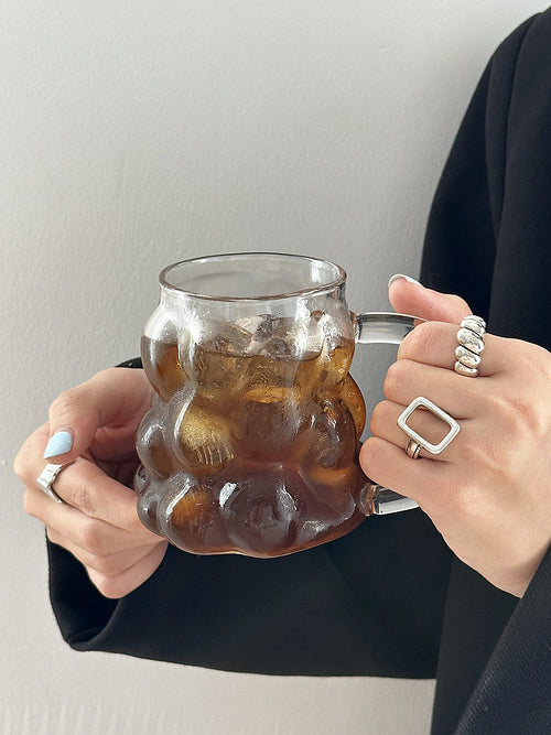 Bubble Glass Coffee Cup