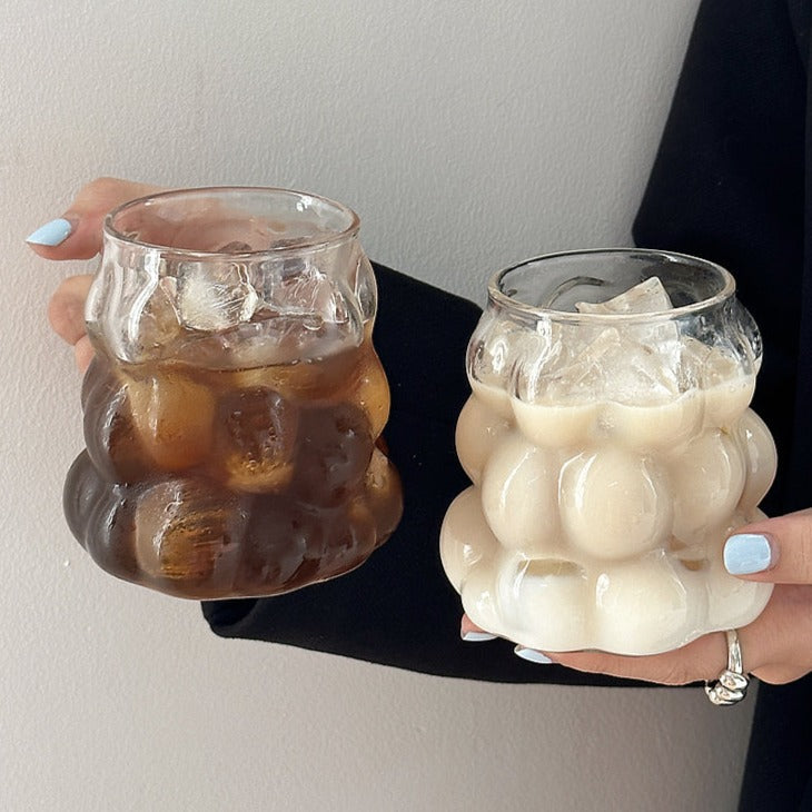 Bubble Glass Coffee Cup