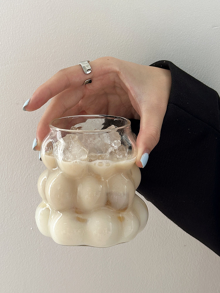 Bubble Glass Coffee Cup