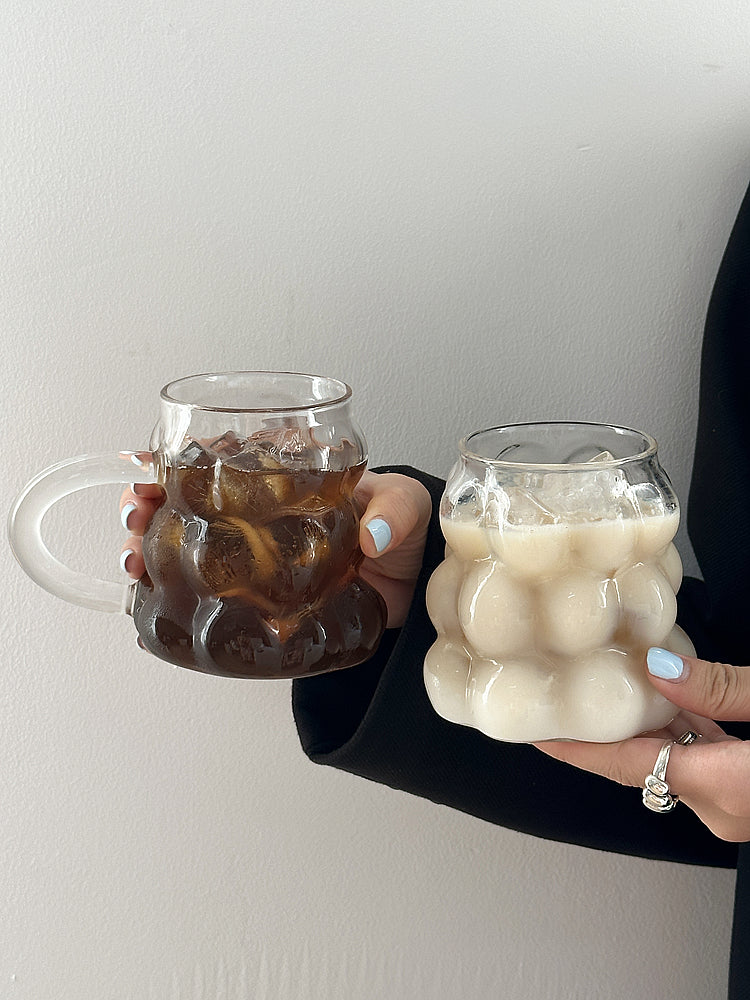 Bubble Glass Coffee Cup