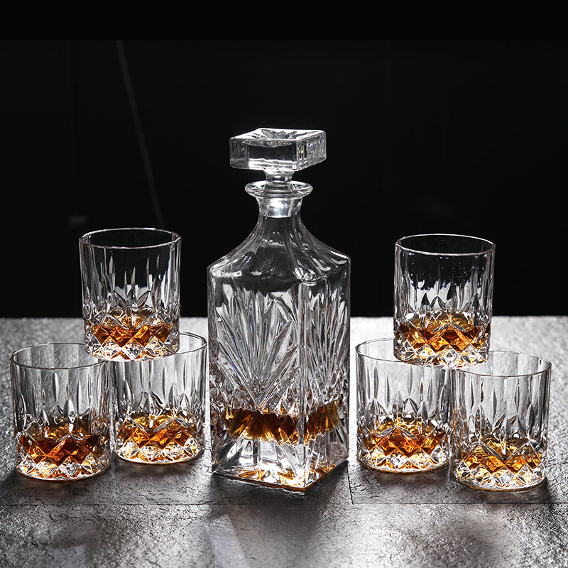 Crystal glass Whiskey glass 6 pcs 
