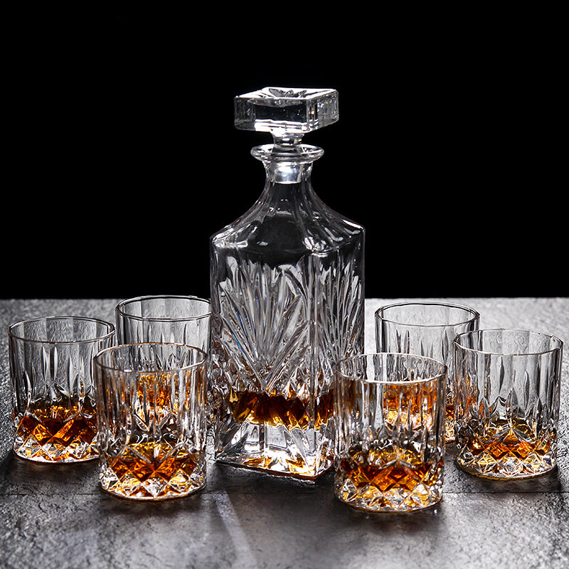 Crystal glass Whiskey glass 6 pcs 