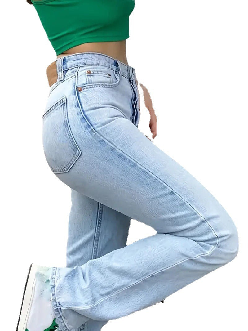 Jeans med hög midja