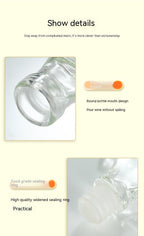 Guitar decanter set with high borosilicate glass 