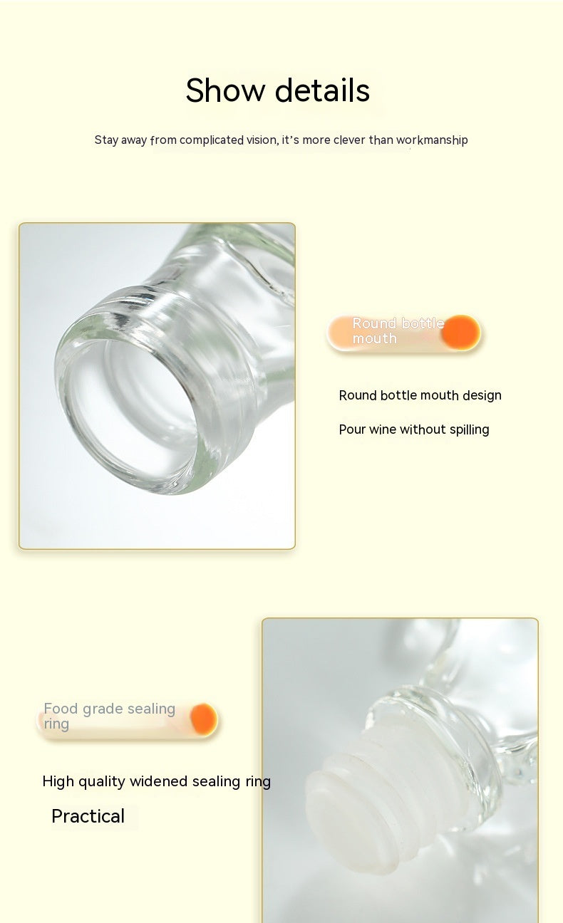 Guitar decanter set with high borosilicate glass 