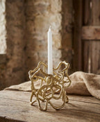 Coral Luxe Candle Holder