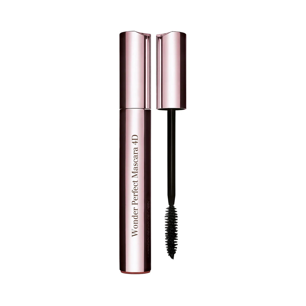 Clarins Wonder Perfect 4D Mascara – 01 Perfect Black | All-in-One Fransperfektion