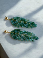 Örhängen Leaf green