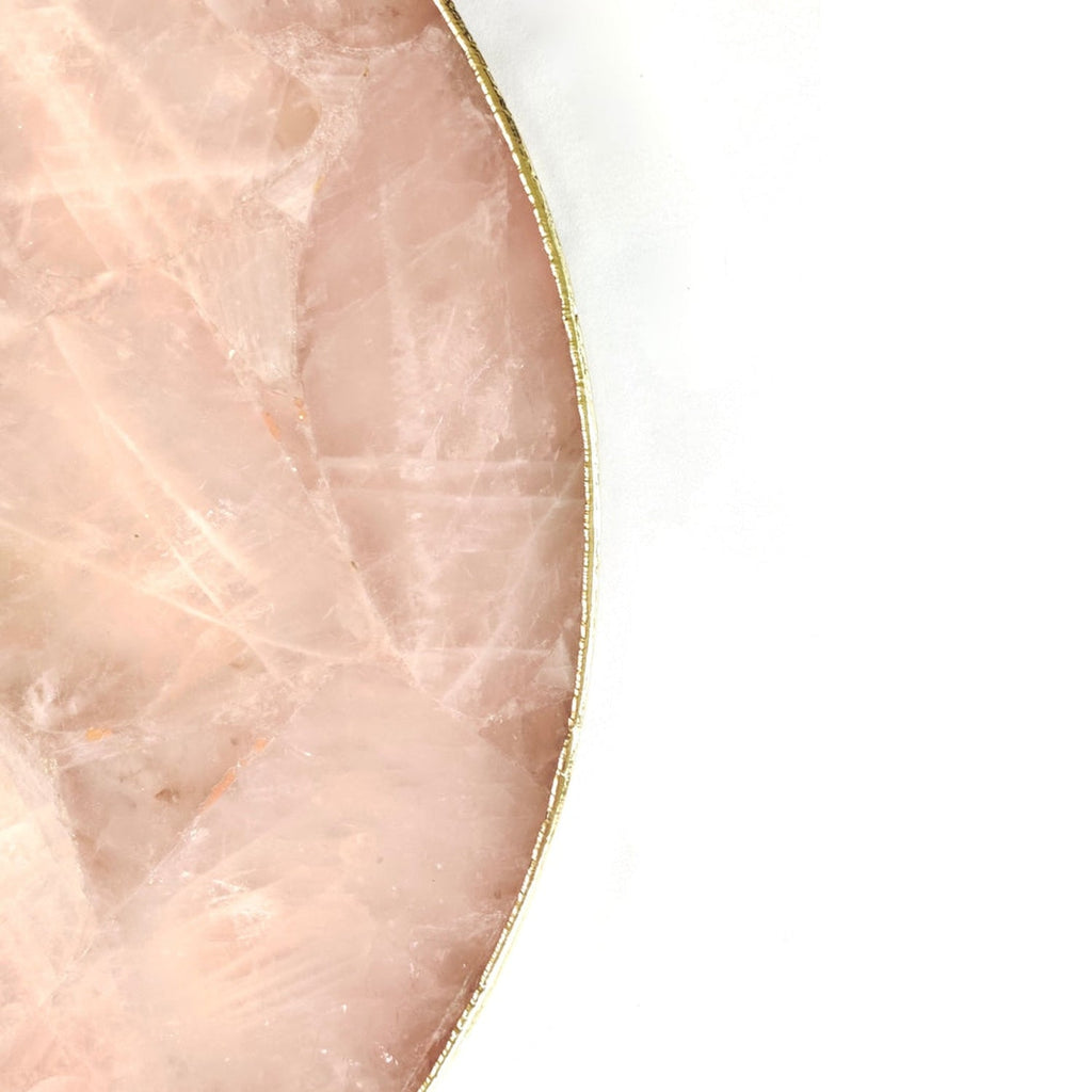 Rose Quartz Luxe Serving Tray
