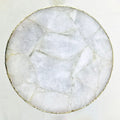 White Agate Luxe Side Table