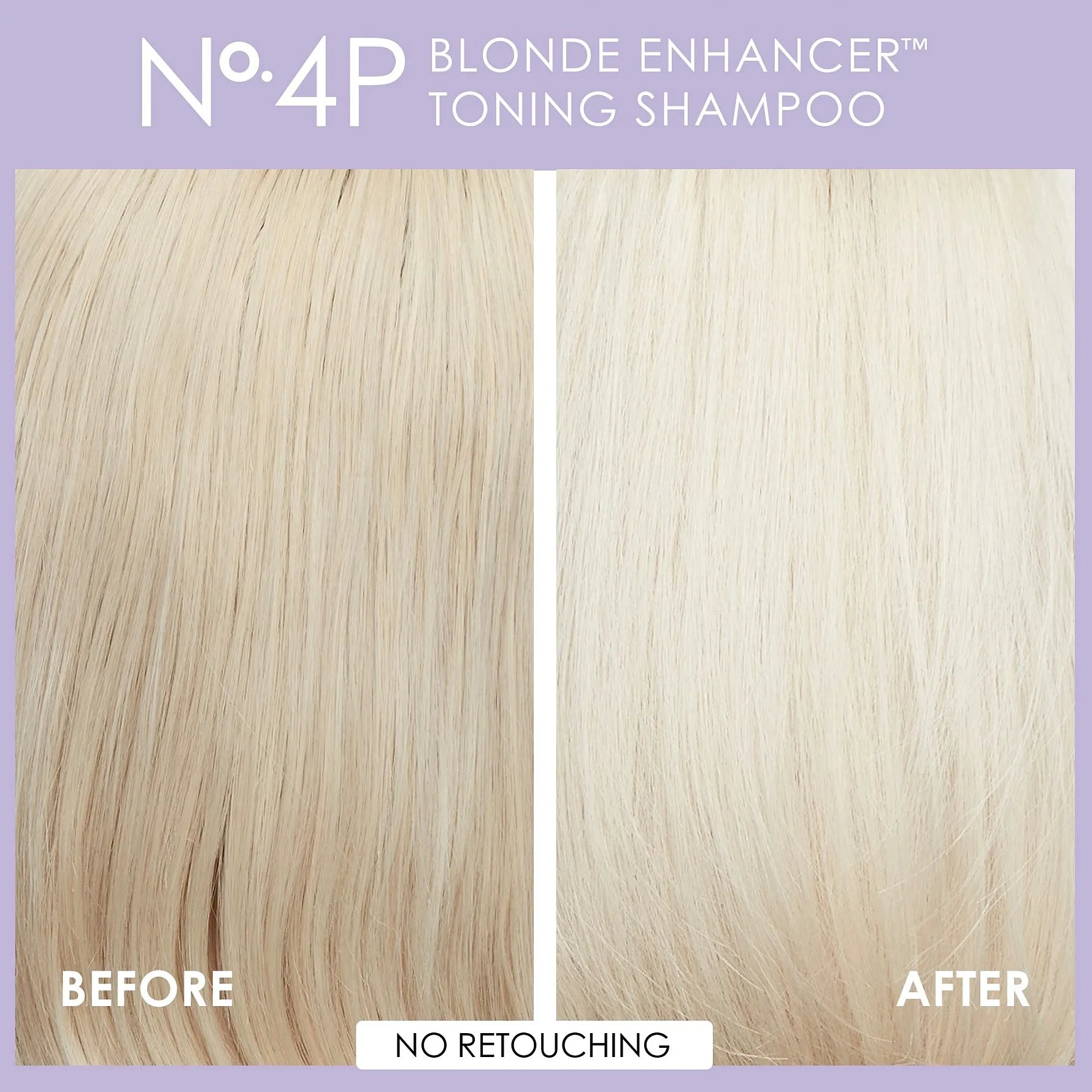 Olaplex No.4P Blonde Enhancer Toning Shampoo – Sulfatfritt & Tonande Schampo för Blondiner