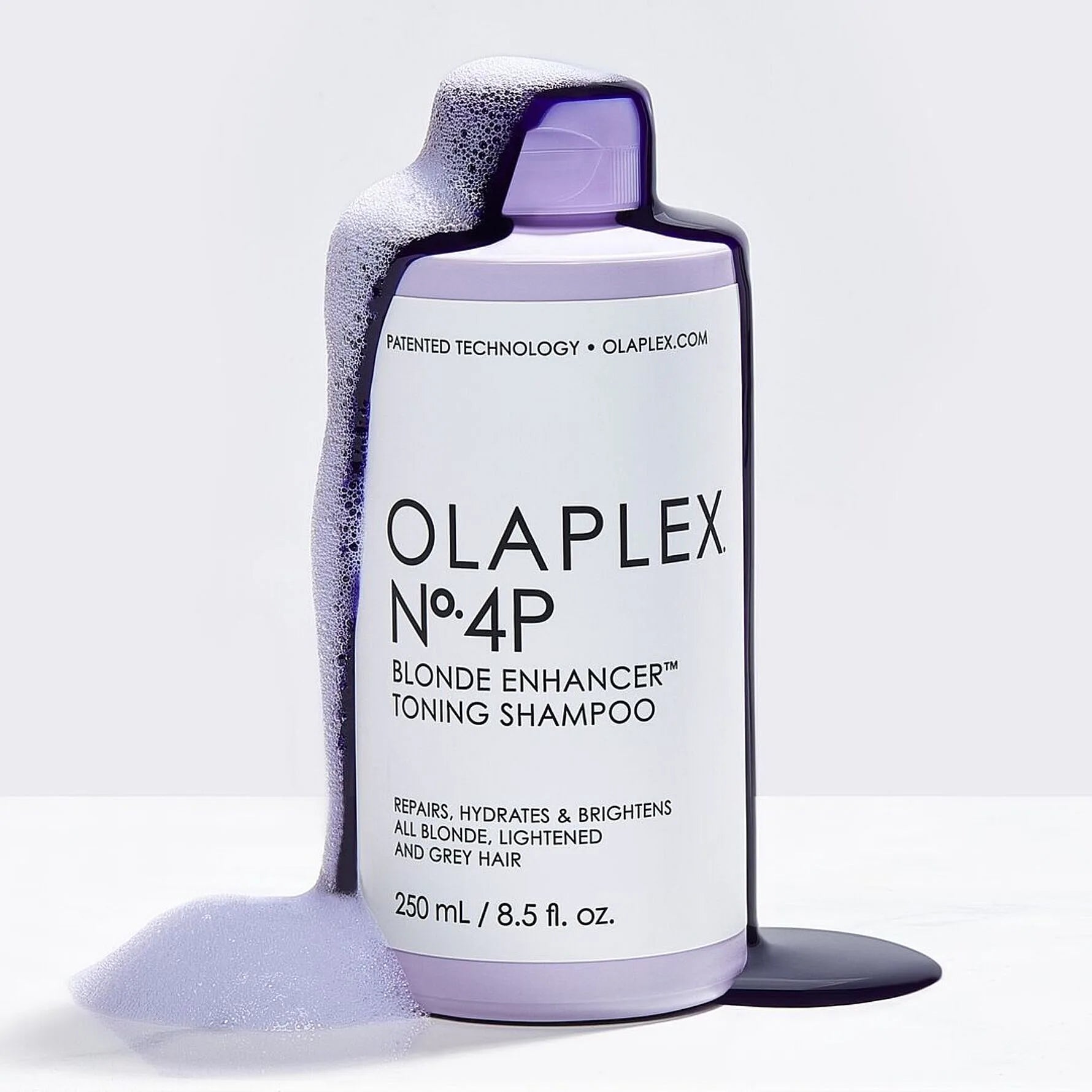 Olaplex No.4P Blonde Enhancer Toning Shampoo – Sulfatfritt & Tonande Schampo för Blondiner