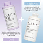 Olaplex No.4P Blonde Enhancer Toning Shampoo – Sulfatfritt & Tonande Schampo för Blondiner