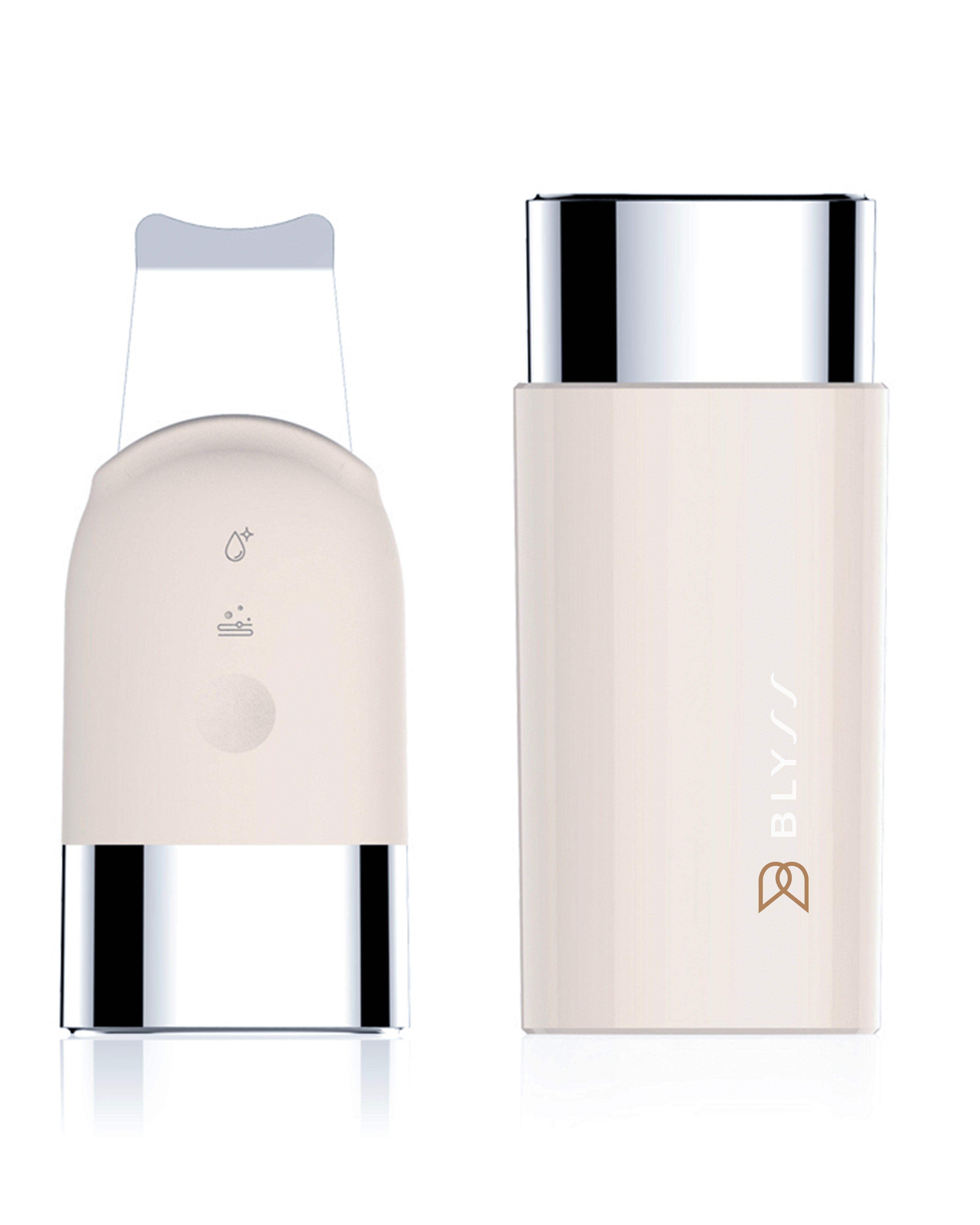 Blyss Iris Ultrasonic Facial Scrubber & Skin Spatula Clearer skin. Smoother glow.