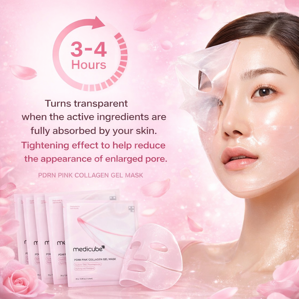 Medicube PDRN Pink Collagen Gel Mask Pack 4 x 28ml
