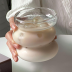 Round Shaped Glass Coffee Cups