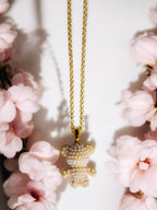 Halsband Teddy gold 