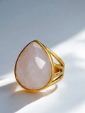 Ring Rose quartz beauty