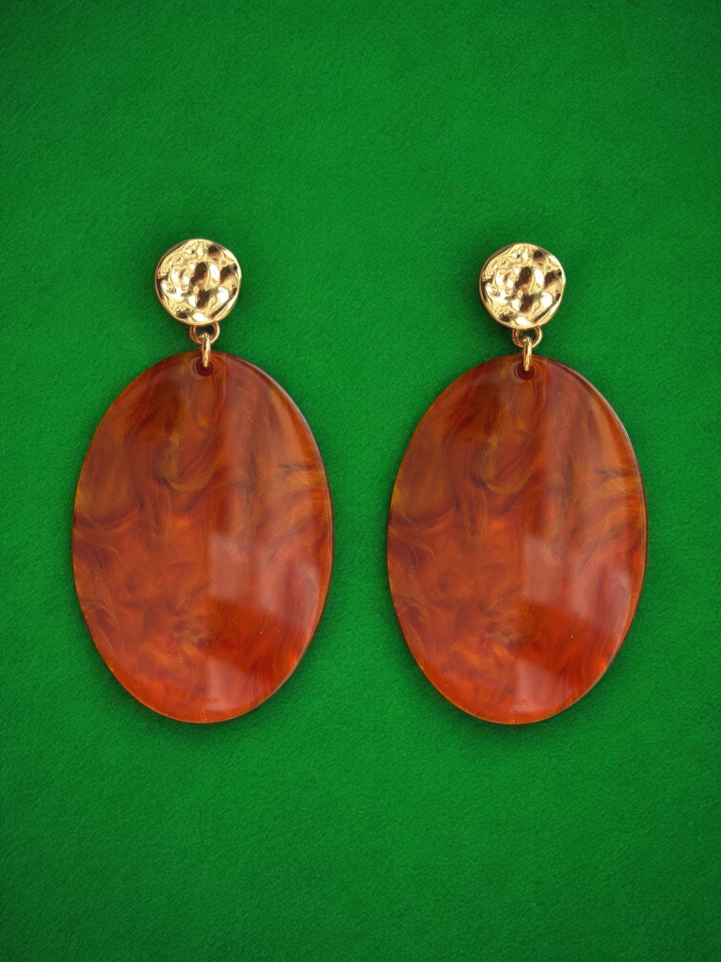 Örhänge - Sienna tortoise