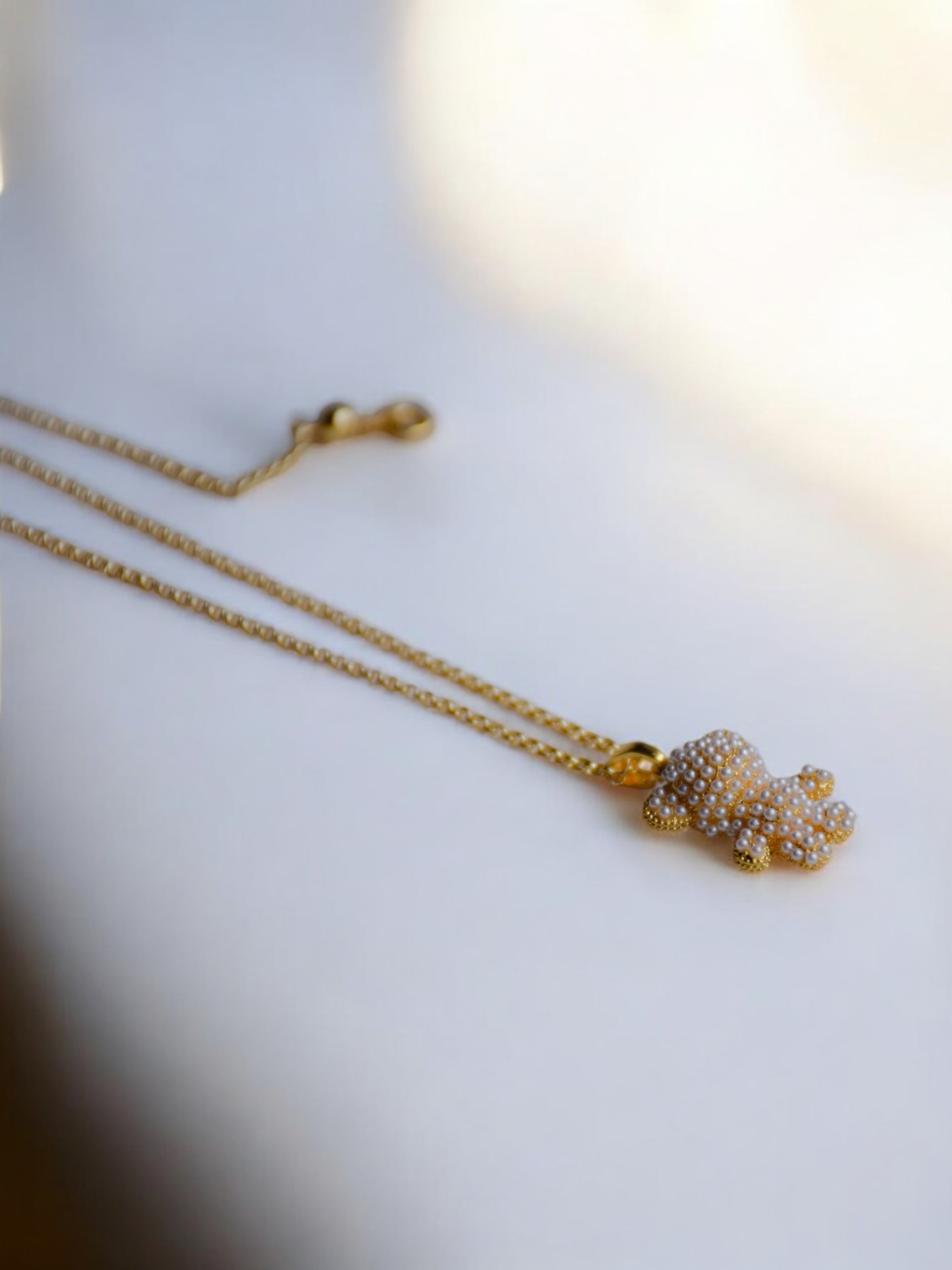Halsband Teddy gold 