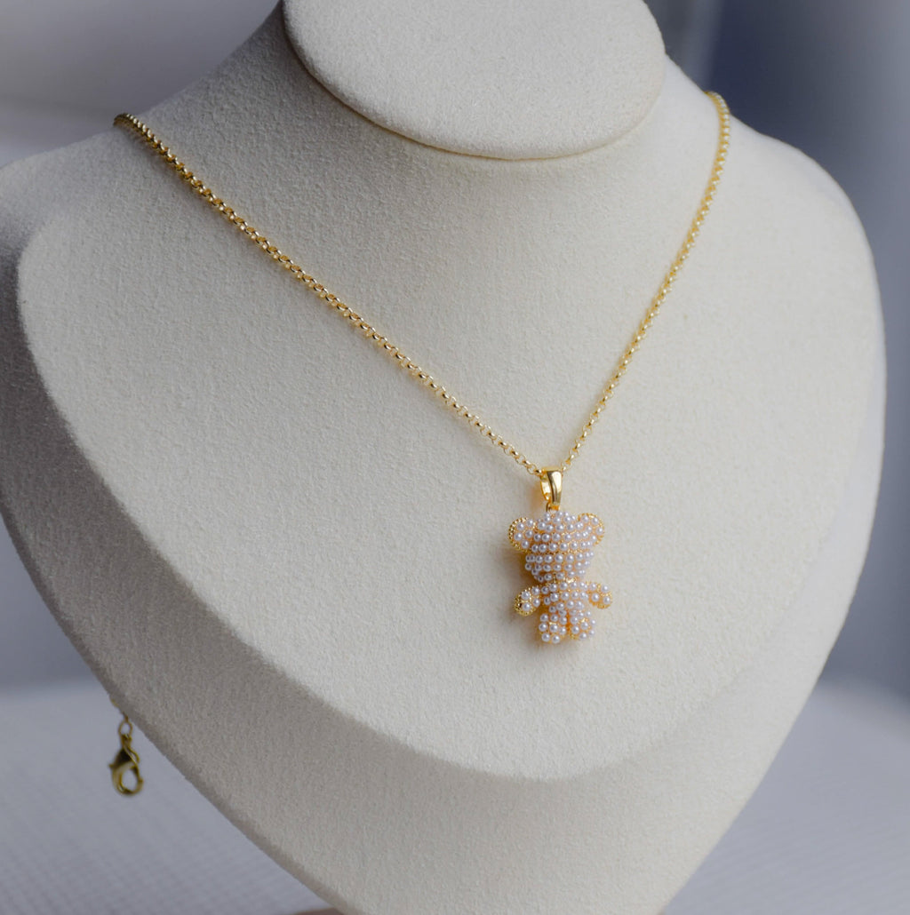 Halsband Teddy gold 