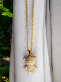 Halsband Teddy gold 