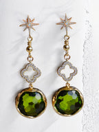 Arya Green Olive Örhängen