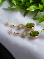 Arya Green Olive Örhängen