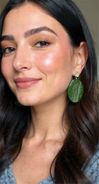 Örhänge Sienna green