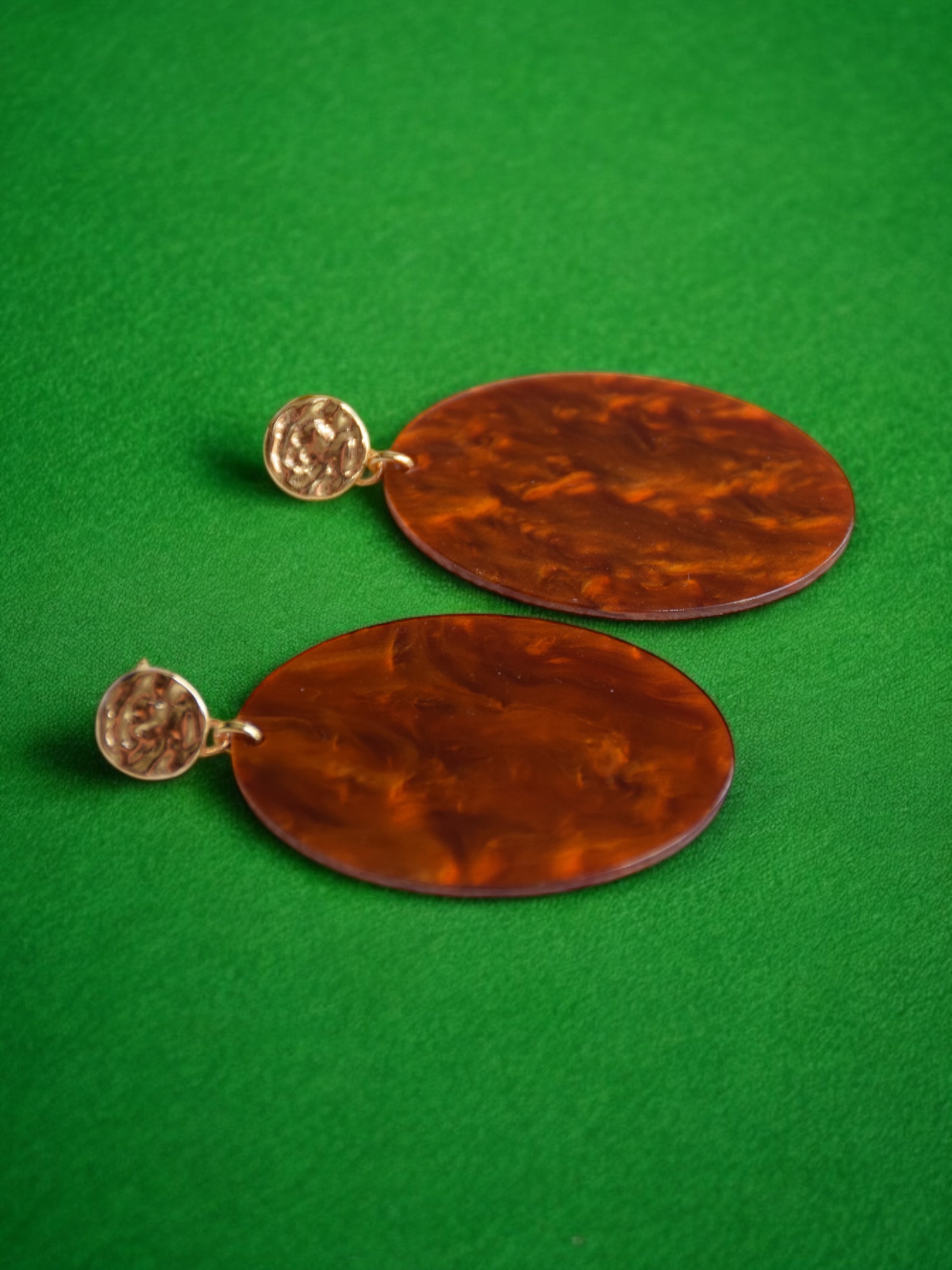 Örhänge - Sienna tortoise