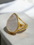 Ring Clear quartz beauty