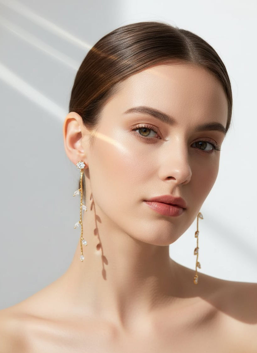 Örhänge Alice leaf