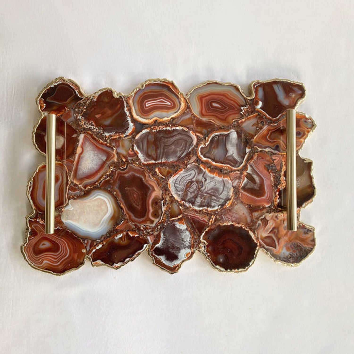 Ruby Agate Luxe Tray