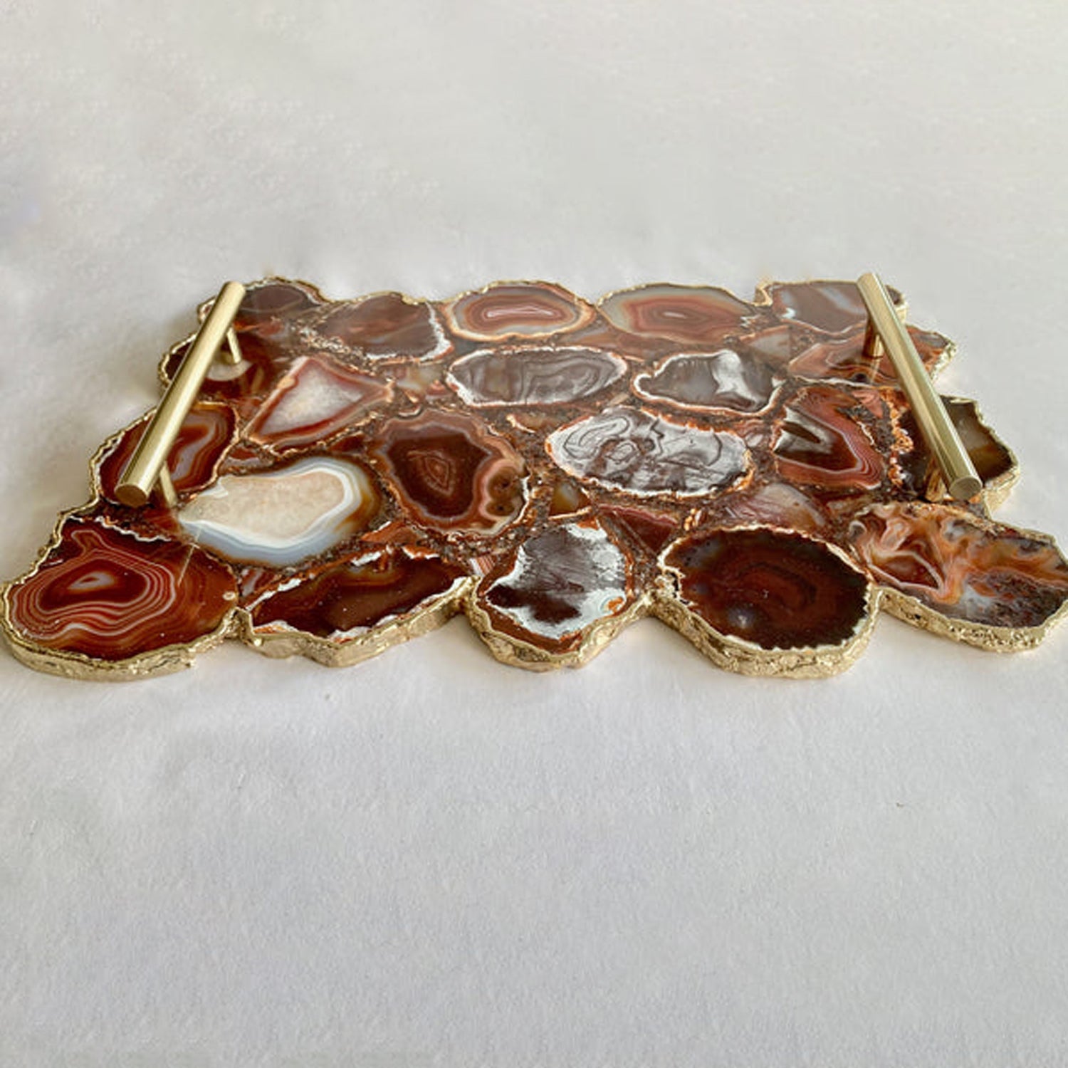 Ruby Agate Luxe Tray