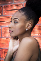 Lilac Upcycled Earrings