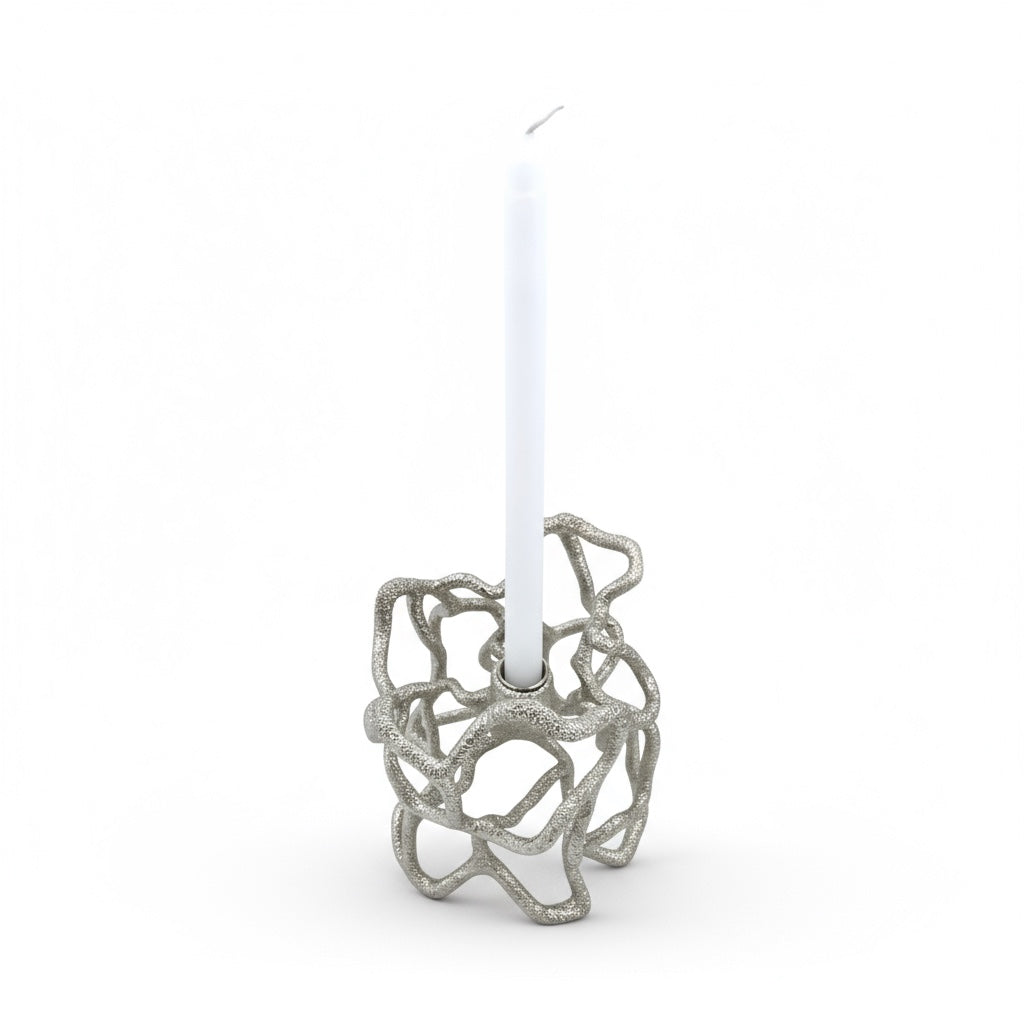 Coral Luxe Candle Holder