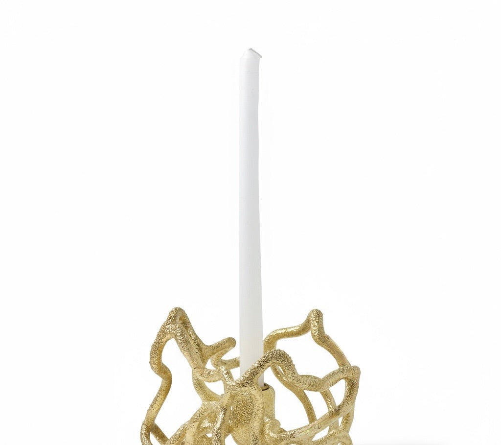 Coral Luxe Candle Holder