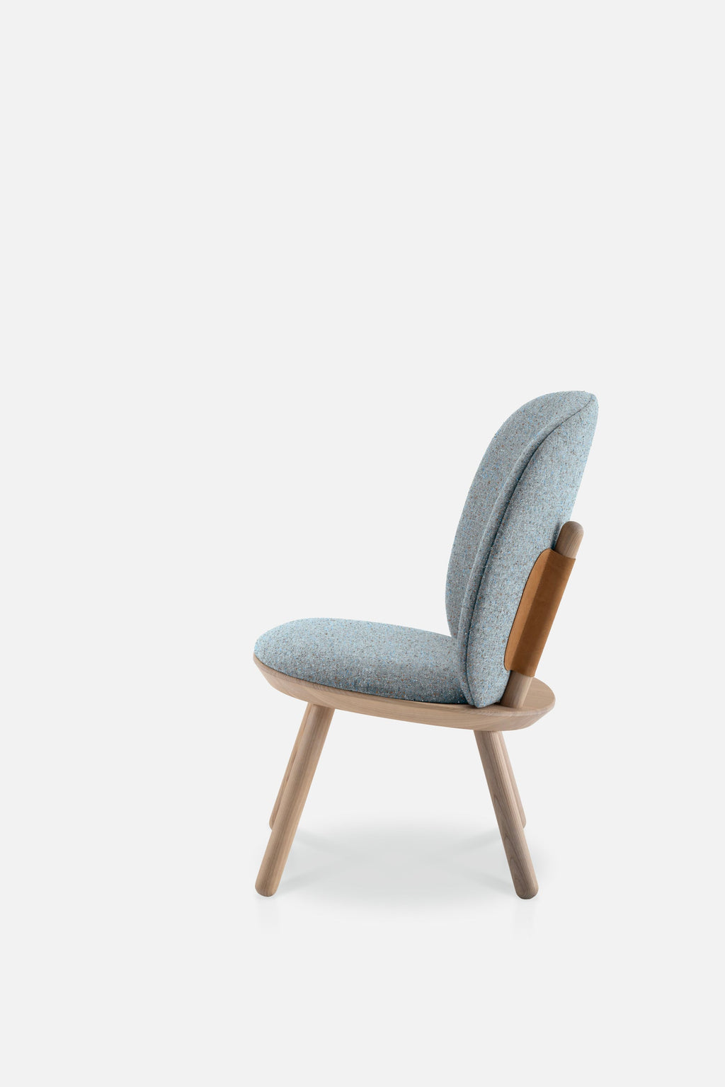 Naïve Low Chair – Svart Massiv Ask