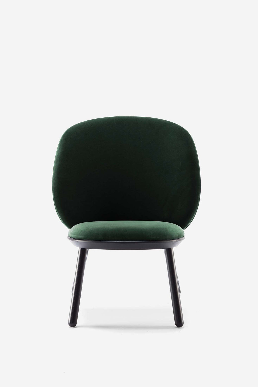 Naïve Low Chair – Svart Massiv Ask