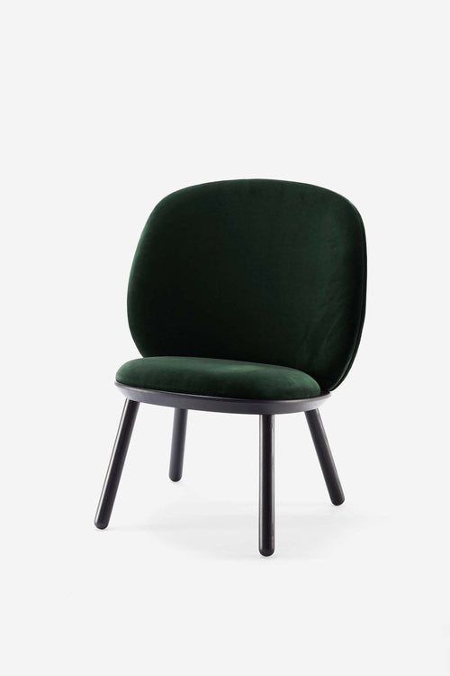 Naïve Low Chair – Svart Massiv Ask