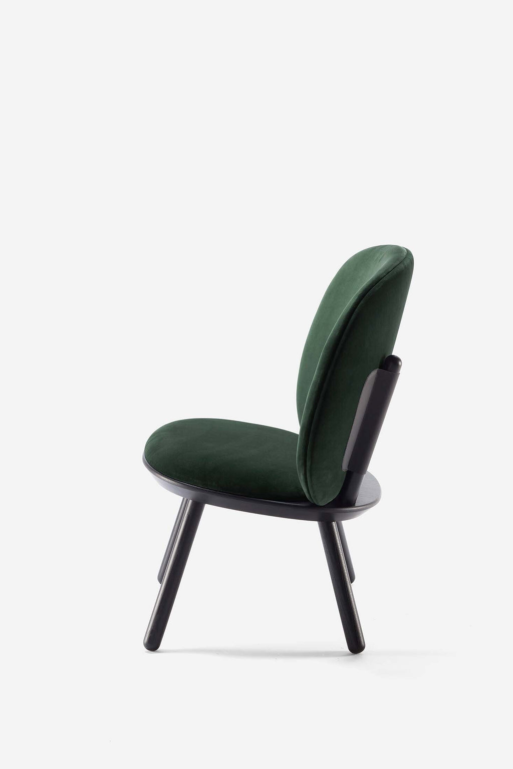 Naïve Low Chair – Svart Massiv Ask