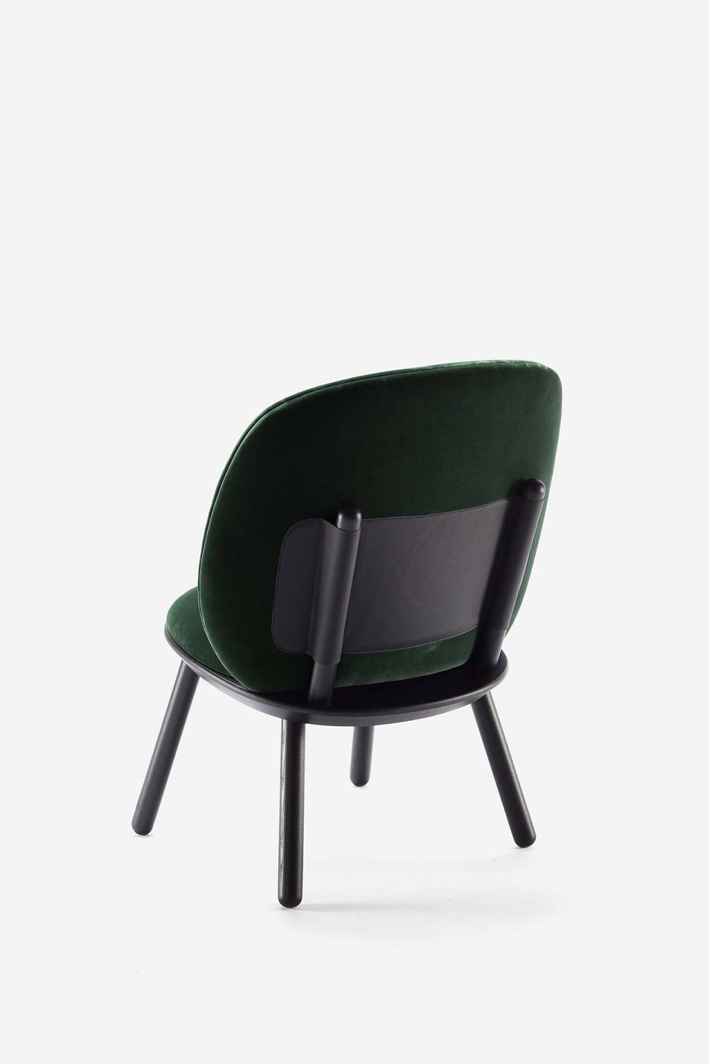 Naïve Low Chair – Svart Massiv Ask