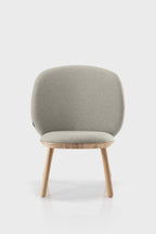 Naïve Low Chair – Svart Massiv Ask