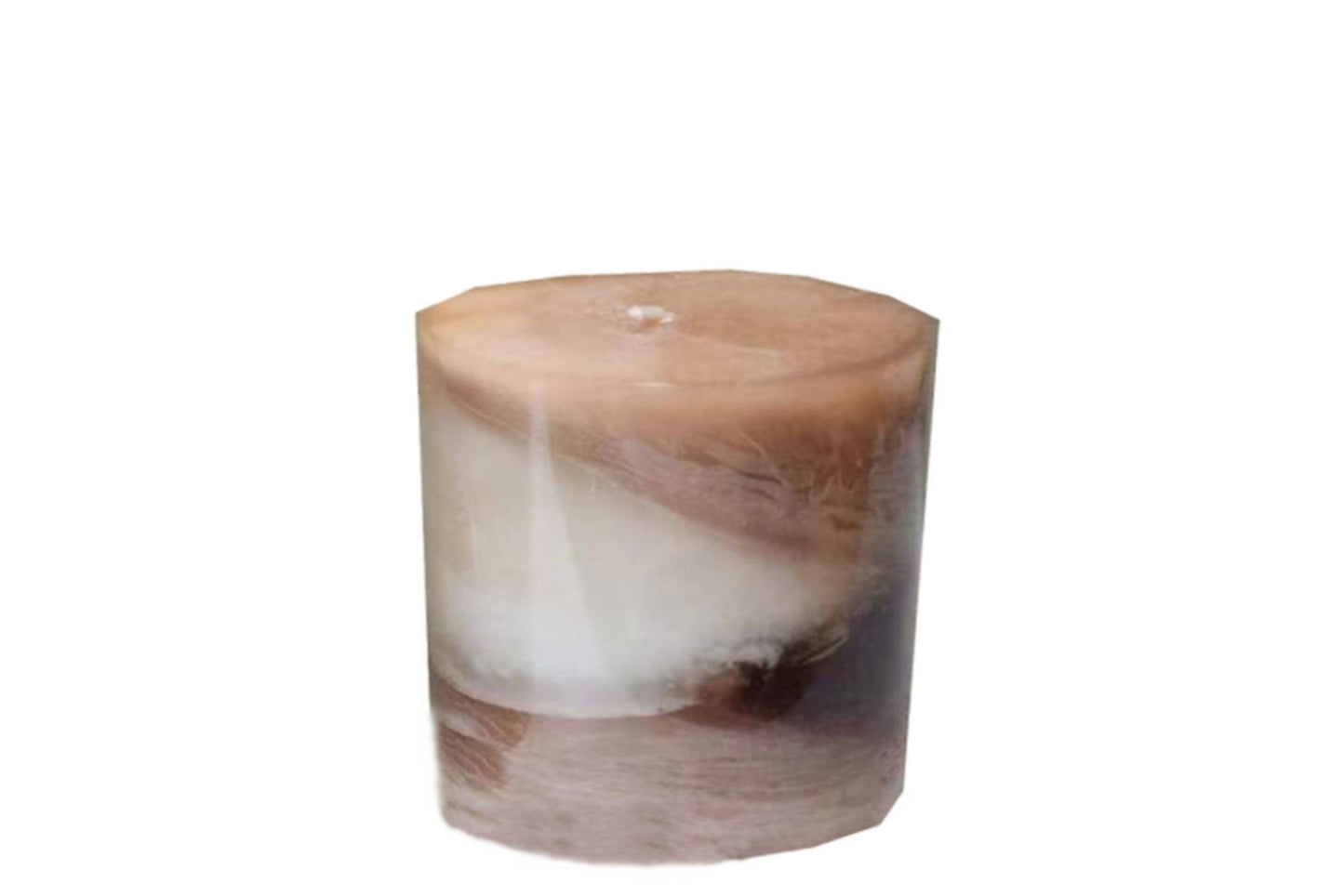 Doftljus - Vanilla Swirl Ombre Pillar Candle Liten