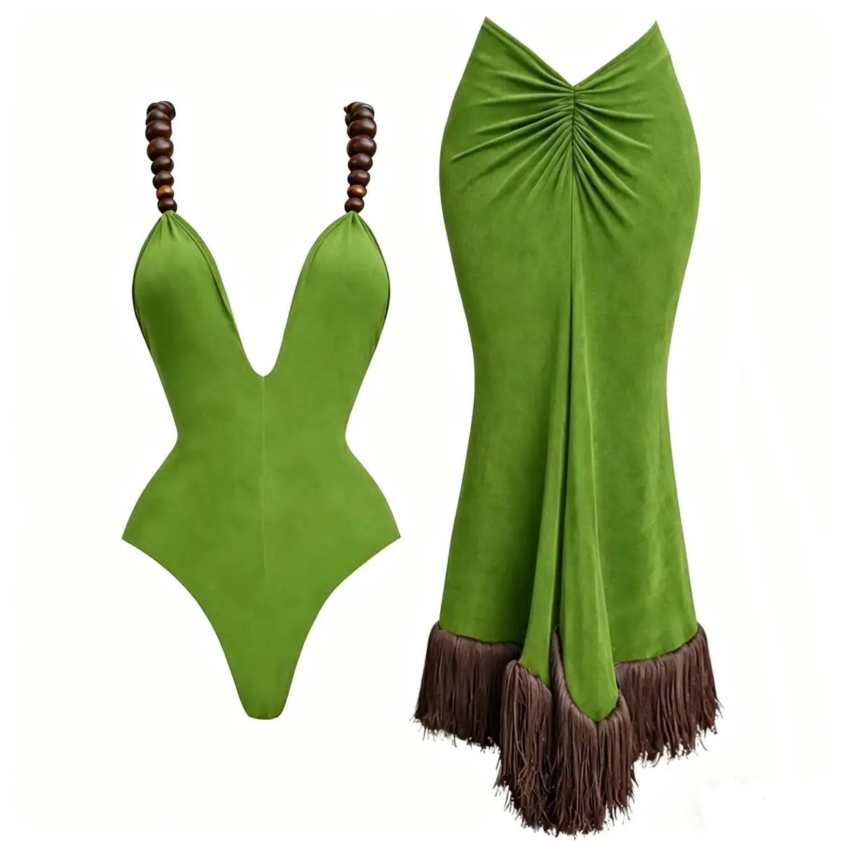 Free Spirit Beaded Fringe Dress – Bohemisk Elegans med Rörelse och Karaktär