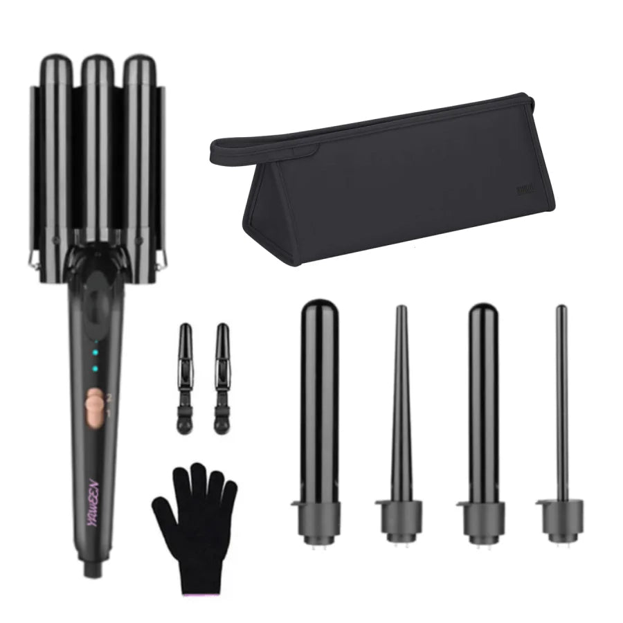 Ladyroom Wave Atelier™ – 5-i-1 Professional Curling & Waver Set