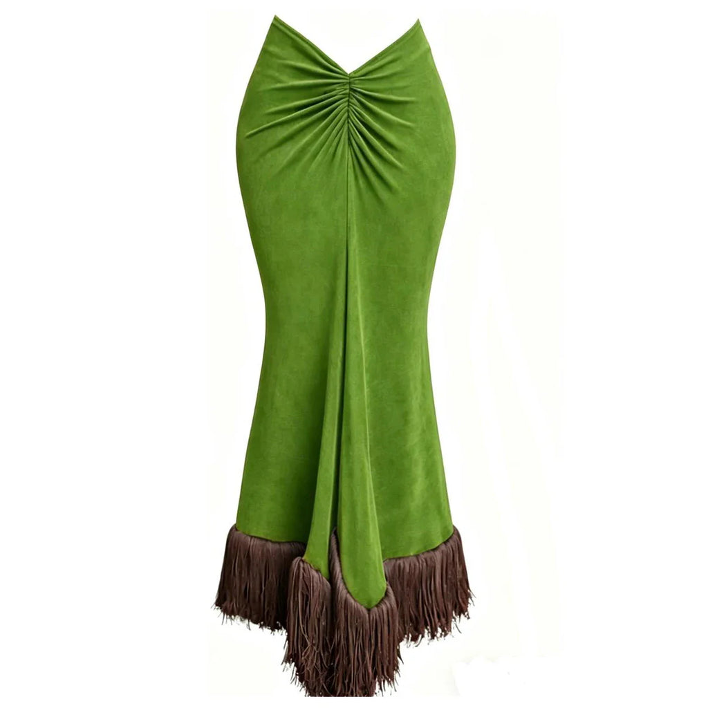 Free Spirit Beaded Fringe Dress – Bohemisk Elegans med Rörelse och Karaktär