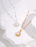 Round Freshwater Baroque Pearl Necklace-0