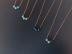 Aroma Diffuser Necklace with Lava Beads - Silver Chain